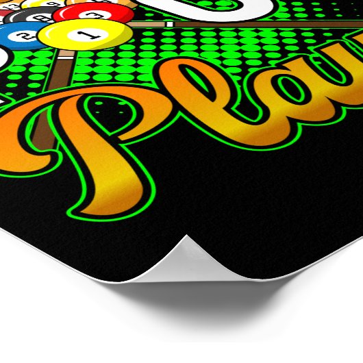 Poster Worlds Okayest Pool Player Billard (Coin)