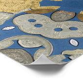 Poster Worldwide coin star flower (Coin)