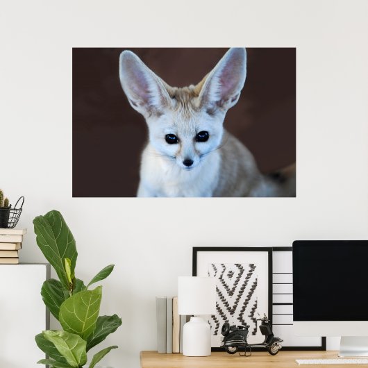 Poster Worlest Cutest Fennec Fox (Bureau à domicile)