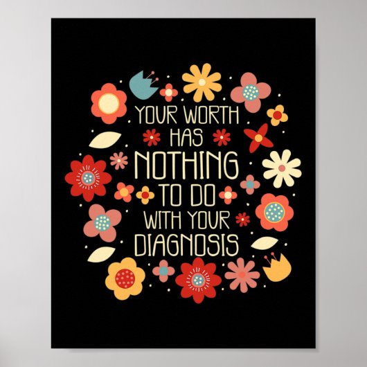 Poster Worth N'A Rien À Voir Avec Votre Diagnostic (Devant)