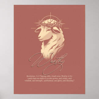Poster Worthy, Christian faith Scripture wall art 