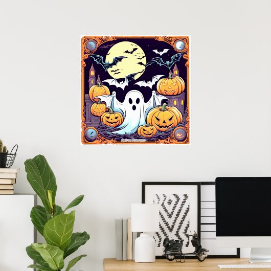 Poster Wow Halloween Thrill (Bureau à domicile)