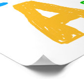 Poster WOW Je suis une tante T-shirts et cadeaux (Coin)