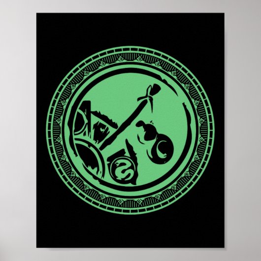 Poster Wow Monk Role Playing Gamer (Devant)