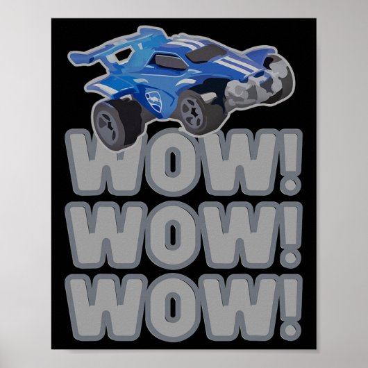 Poster Wow! Wow! Wow! Jeu de foot Rocket (Devant)
