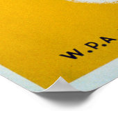 Poster WPA Athletics vintage Baseball (Coin)