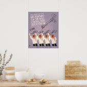 Poster WPA, Barber Shop Quartet, Violet (Cuisine)