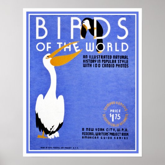 Poster WPA Birds of the World (Devant)
