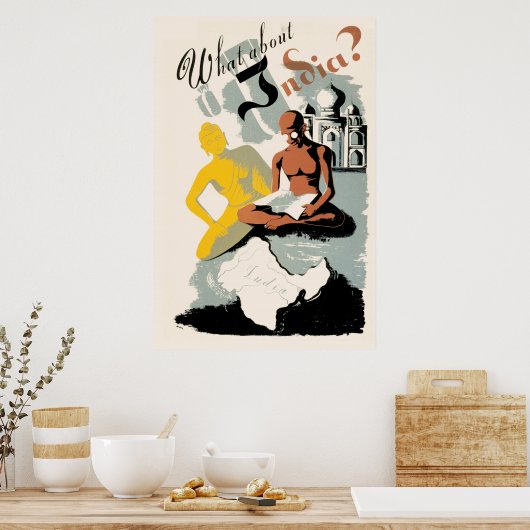 Poster WPA pour l'Inde (Cuisine)