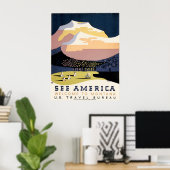 Poster WPA pour Voyage (Bureau à domicile)