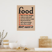 Poster WPA vintage, Cuisine Dîner (Cuisine)