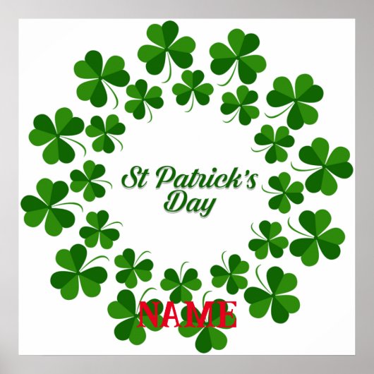 Poster Wreath de la Saint Patrick Thunder_Cove (Devant)