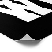 Poster Wrestler AJOUTER LE NOM École Athlète Équipe de lu (Coin)