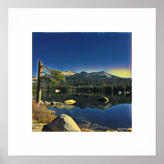 Poster Wrights Lake (Devant)