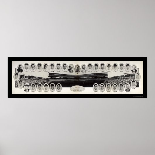Poster Wrigley Field Cubs Photo 1929 (Devant)