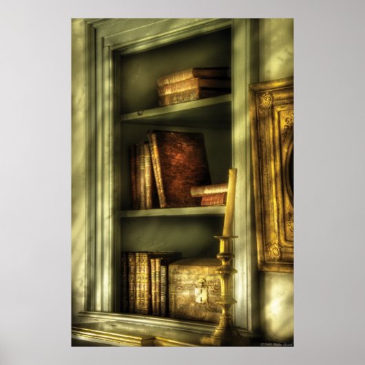 Poster Writer - Dans la bibliothèque (Devant)