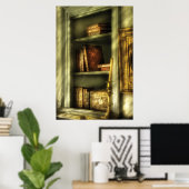 Poster Writer - Dans la bibliothèque (Bureau à domicile)
