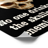 Poster Wrong With Society - Don't Drink From Enemy Skulls (Coin)