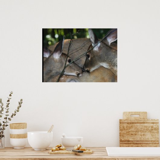 Poster WT Deer Embrasser (Cuisine)