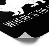 Poster WTF Où est le cadeau animal Ferret ? (Coin)