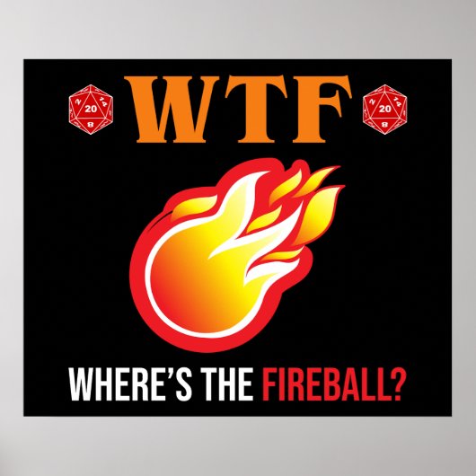 Poster WTF - Où est The Fireball ? (Devant)