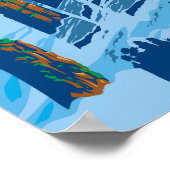 Poster Wulingyuan zone Pittoresque Chine Voyage Art Vinta (Coin)