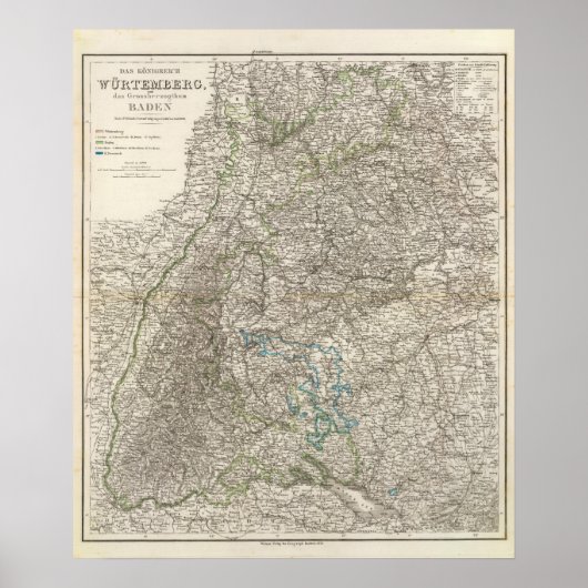 Poster Wurtemberg, Baden (Devant)