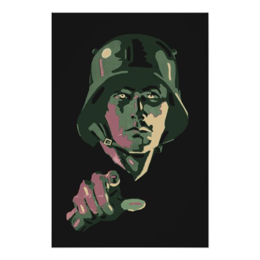 Poster WW2 German Soldier (Devant)