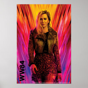 Poster WW84   Red Pink Barbara Ann Minerva Kaleidoscope