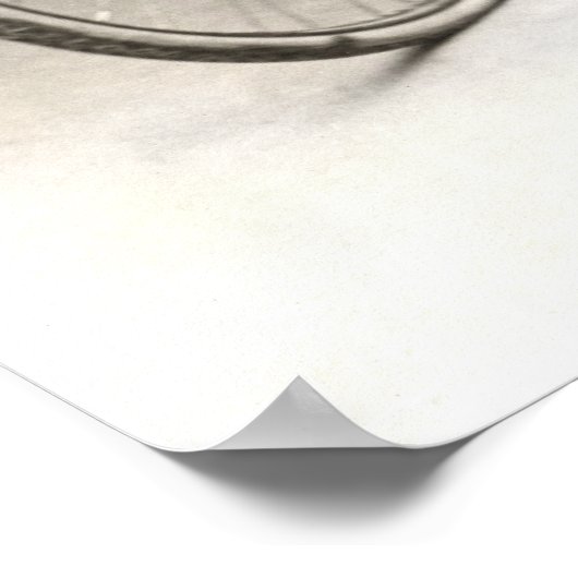 Poster WWI US Doughboy et son vélo en France (Coin)