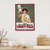 Poster WWI War Bond Drive (Cuisine)