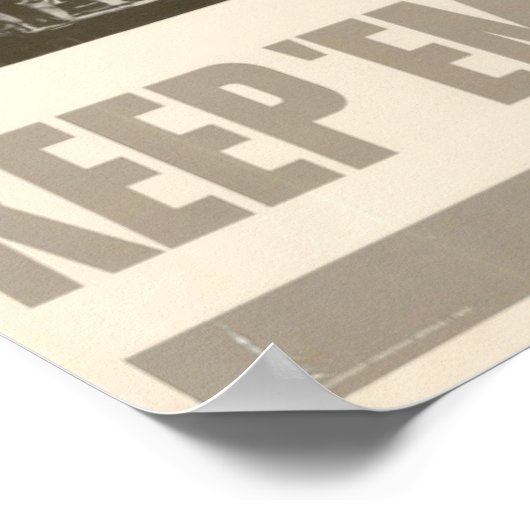 Poster WWII Keep 'Em Rolling! (Coin)