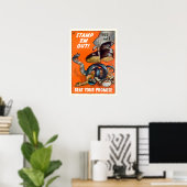 Poster WWII Stamp 'Em Out! (Bureau à domicile)