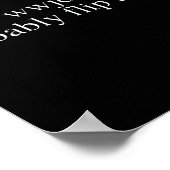 Poster Wwjd Probably Flip Tables Christian Humor  (Coin)