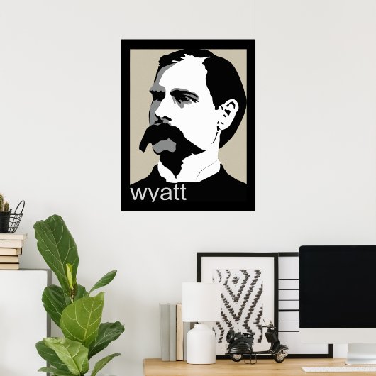 Poster wyatt earp (Bureau à domicile)