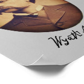 Poster Wyatt Earp Portrait and Signature (Coin)