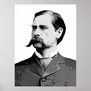 POSTER WYATT EARP VIEILLE SHOOTISTE OCCIDENTALE