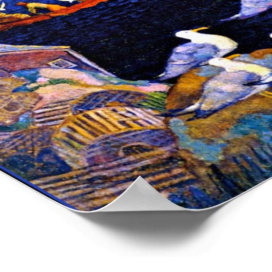 Poster Wyeth - Le port à Herring Cut (Coin)