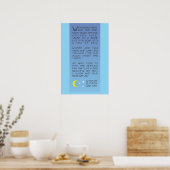 Poster Wynken, Blynken, et Nod (Cuisine)