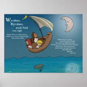 Poster Wynken, Blynken, et Nod
