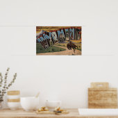 Poster Wyoming (Cowboy)Grandes Scènes de LETTREWyoming (Cuisine)