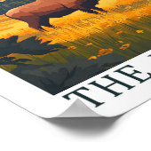 Poster Wyoming the Equality State USA Travel Place (Coin)