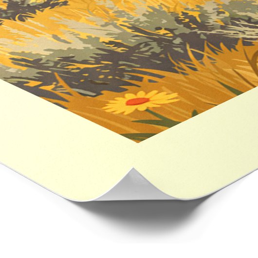 Poster Wyoming vintage (Coin)