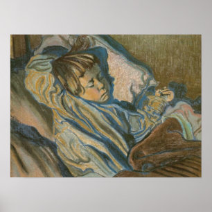 Poster Wyspianski, Mietek Sleeping, 1902