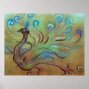 Poster Wyspianski, Peacock, 1897