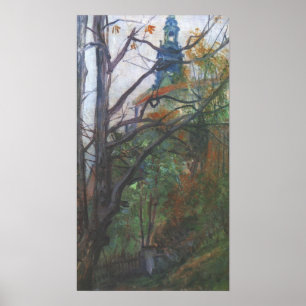 Poster Wyspianski, Vue de Vavel, 1894