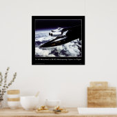 Poster X-15 monté sur le Pylône de la Mère B-52 en vol (Cuisine)