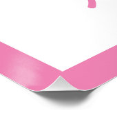 Poster X est pour Nom Pink Photo (Coin)