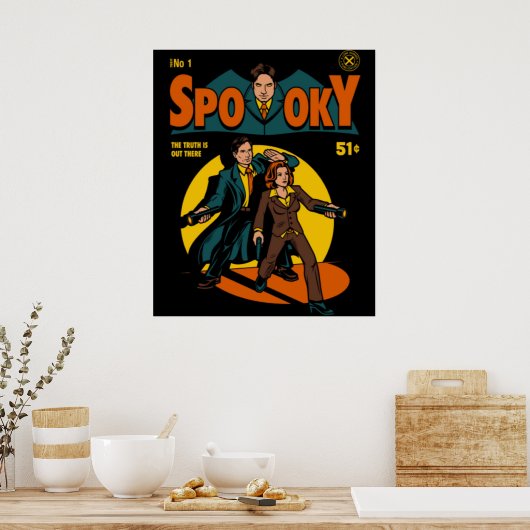 Poster X Fichiers Comic Éffrayant (Cuisine)