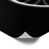 POSTER - X RAY SKELETON BIKING BLACK GRAY (Coin)